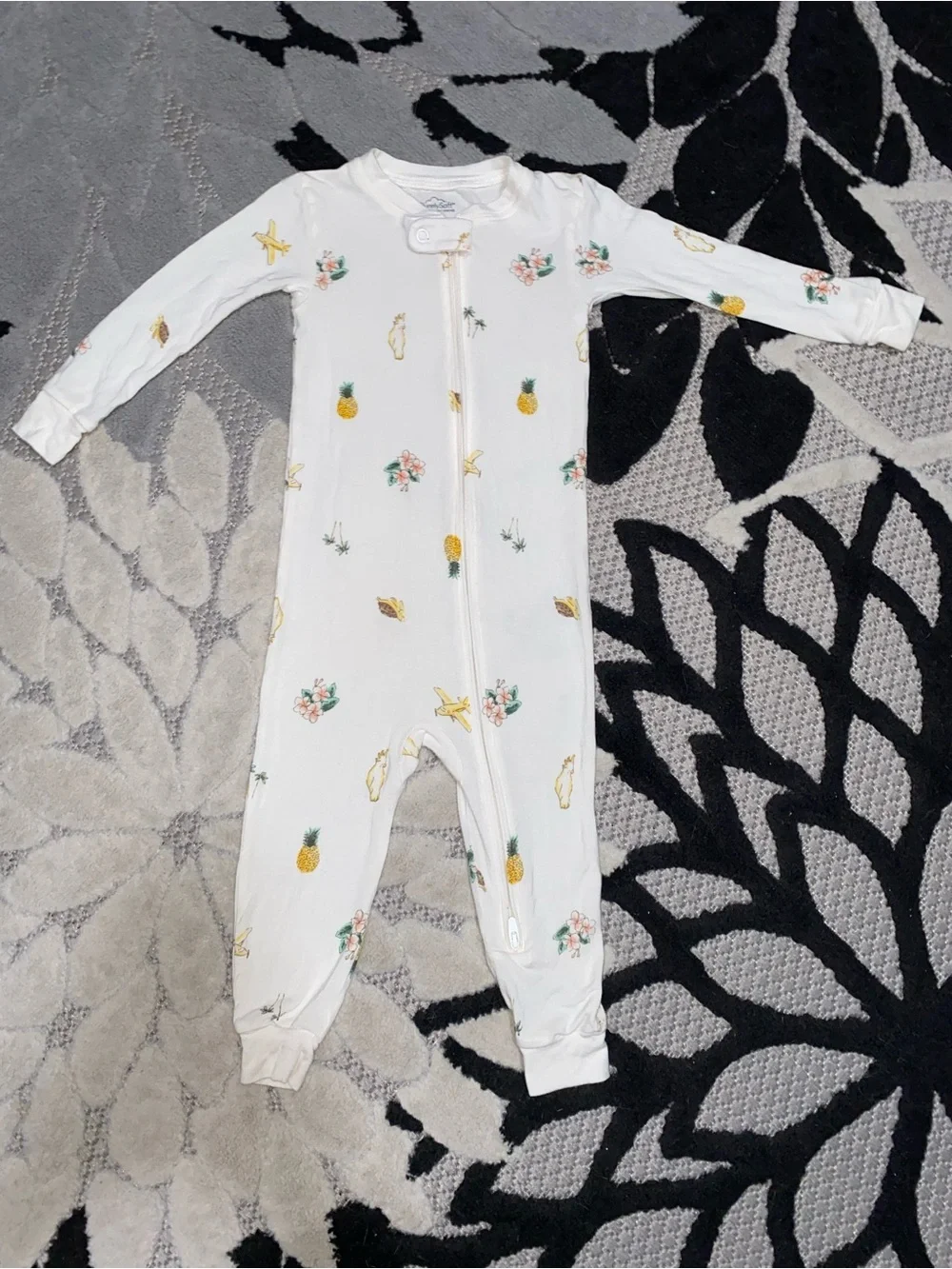 Carter’s Purely Soft Tropical Footless One-Piece Pajama Baby 18 Months